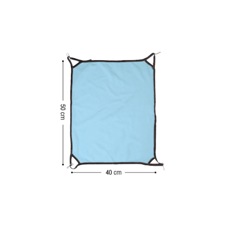 ที่นอนแมวแขวนกรง THAI SUN SPORT รุ่น PET0012-BU ขนาด 40*50 สีฟ้า_3